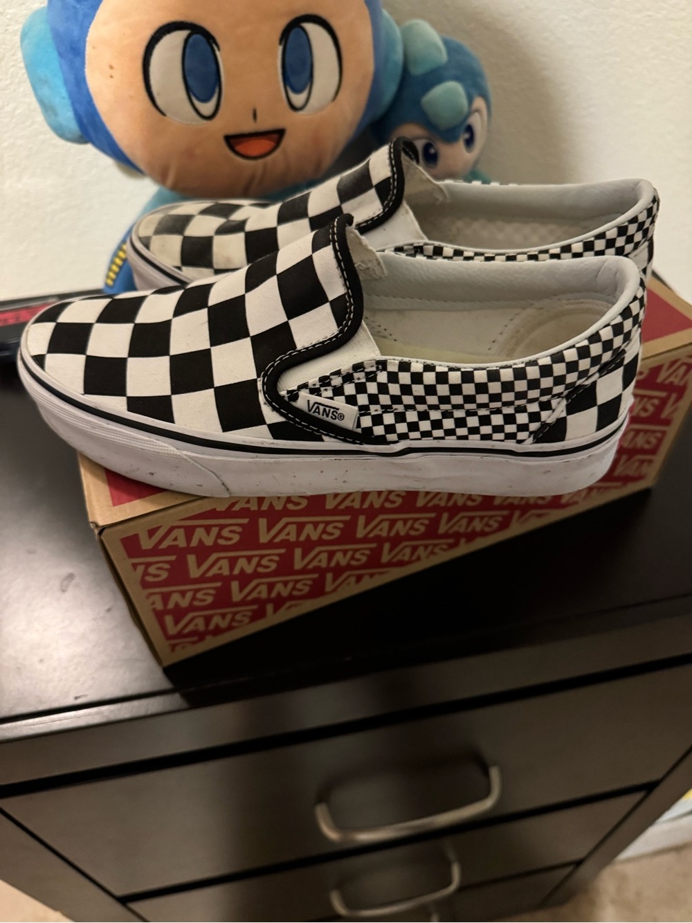 Limited Edition Vans Classic Slip-On Sneakers - Mixed Checkers Edition